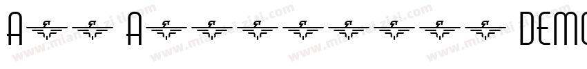 Air Americana DEMO SemiBold Italic字体转换